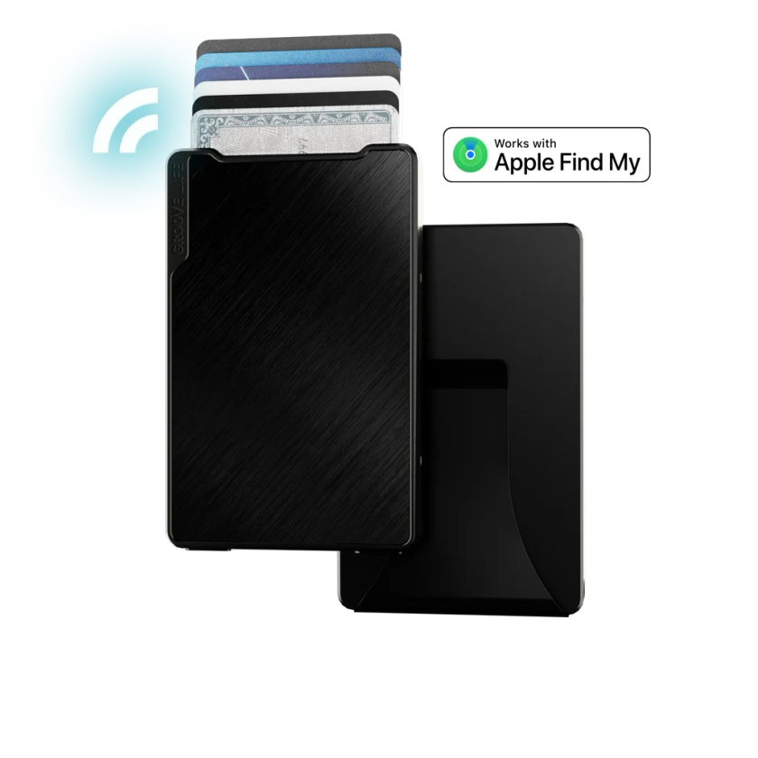 Groove Smart Wallet Trace - Midnight Black