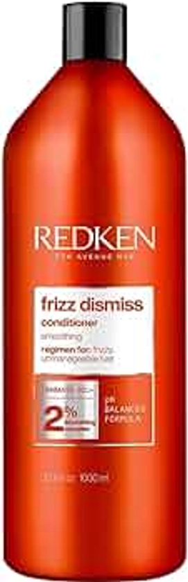 Redken Frizz Dismiss Conditioner | Weightless Frizz Control | Anti Frizz | Moisturize and Smooth | Provides Soft, Silky Hair | For Frizzy Hair | Sulfate-Free