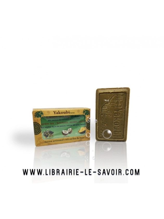 Savon d'Alep YAKOUBI 100% naturel - Librairie Le Savoir