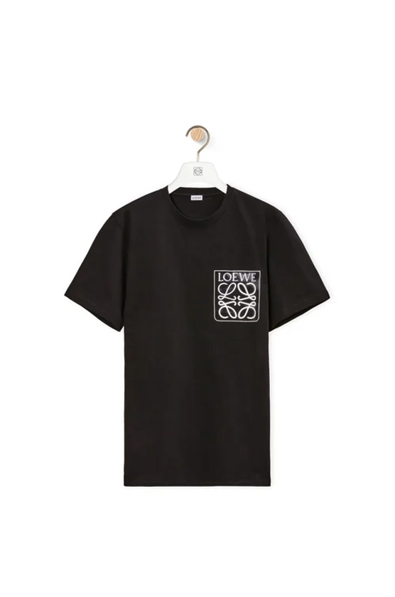 Regular fit T-shirt in cotton Black - LOEWE