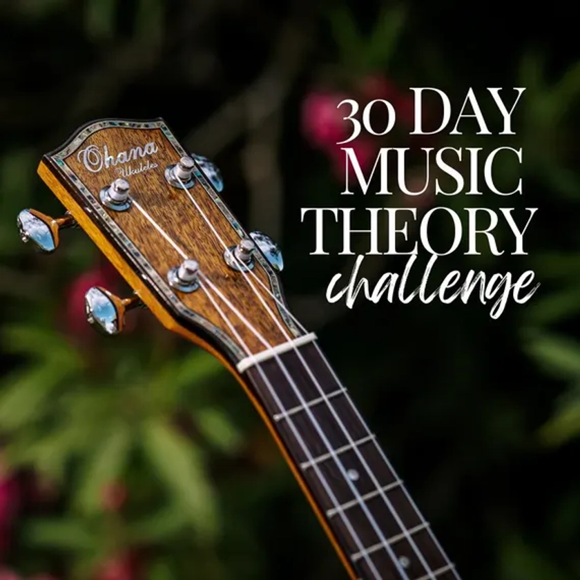 30 Day Music Theory Challenge Printable PDF