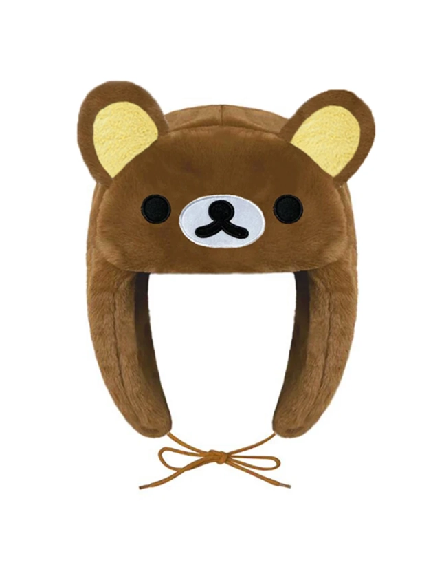 Gorro cálido de oso marrón para mujer, gorros de esquí, gorros reales, gran oferta, moda de otoño e invierno - AliExpress