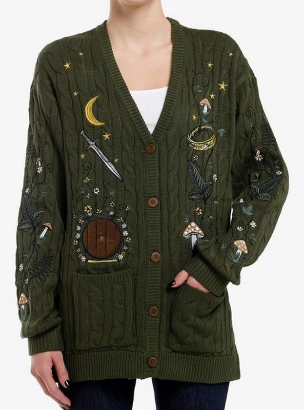 The Lord Of The Rings Icons Girls Knit Cardigan | Hot Topic