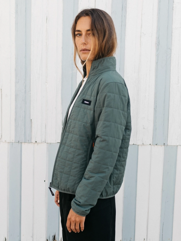 Women's Recycled Insulated Jacket (Deep Sea) - Firecrest | Finisterre