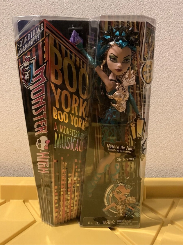 Monster High Boo York Boo York Nefera de Nile 2014 New Good Box RARE