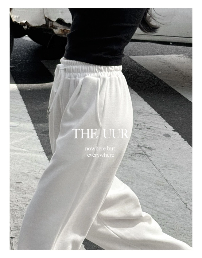 [long/short] uur bagel Banding pants [white] - 유유알