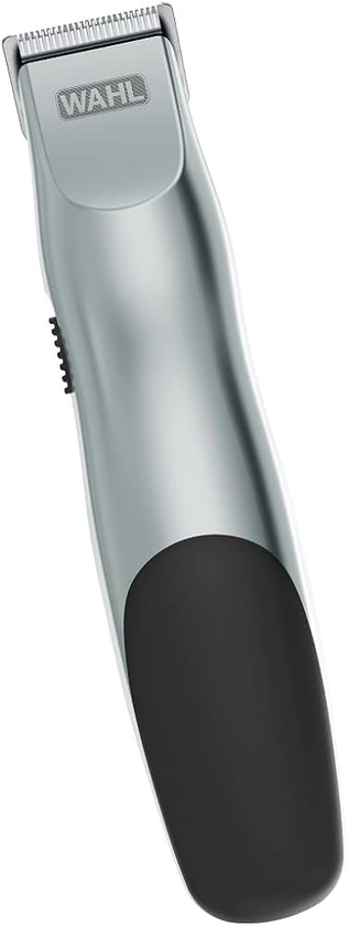 WAHL Groomsman Battery Operated Facial Hair Trimmer for Beard & Mustache Trimming Including Light Detailing and Body Grooming – Model 9906-717V