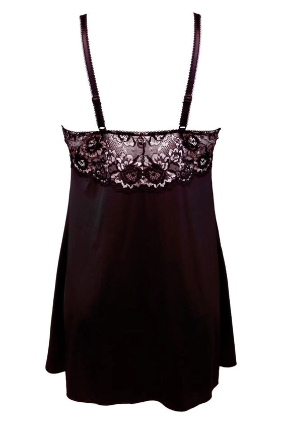 Opulence Chemise - Black/Pink