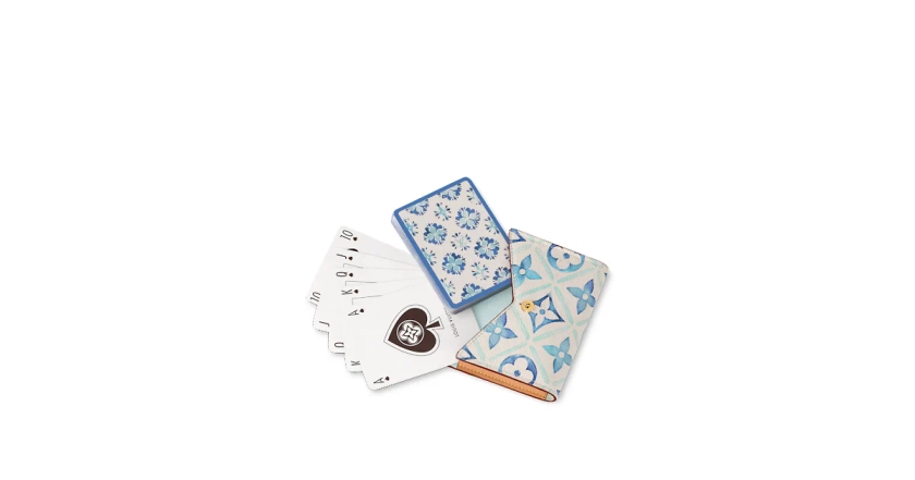 Products by Louis Vuitton: Monogram Flower Tile Pouch and Playing Cards