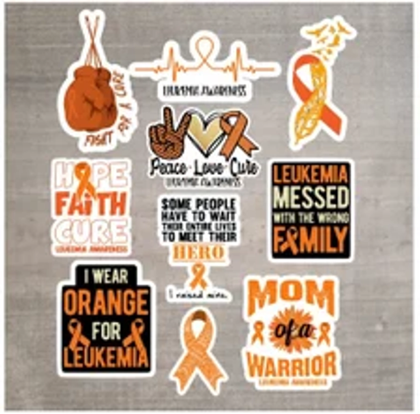 Leukemia Awareness Stickers