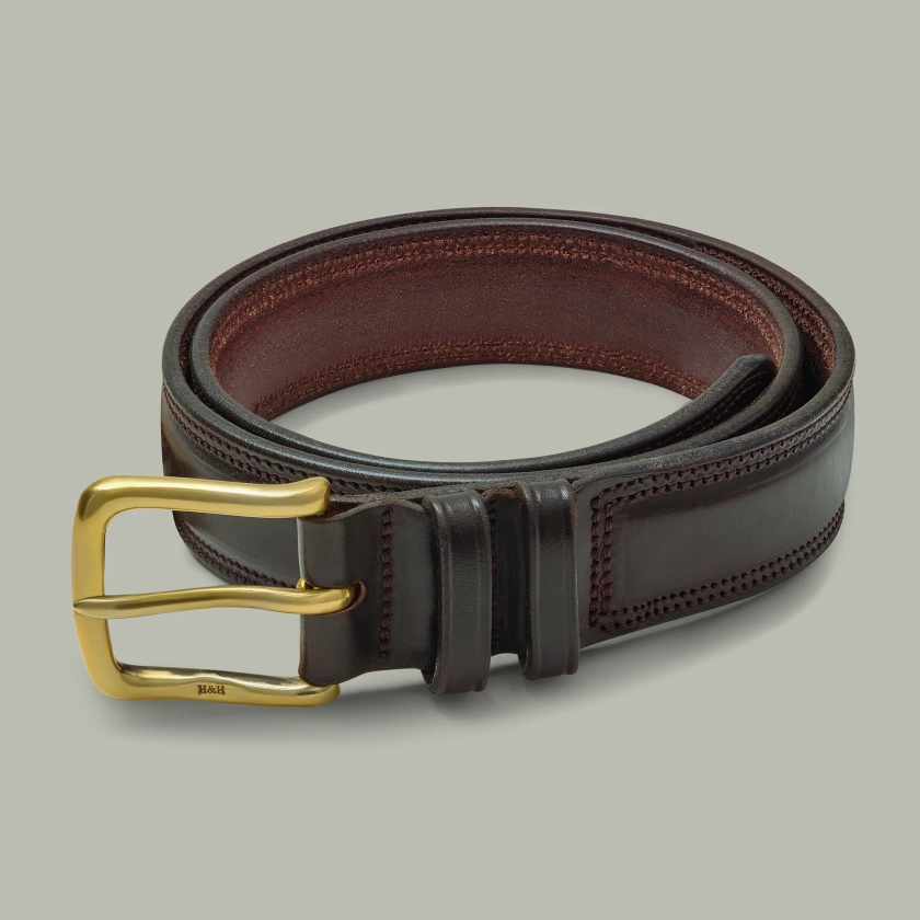Classic 1.5" Lined Bridle Leather Belt