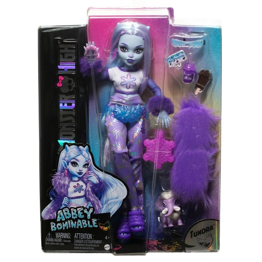 Monster High Abbey Bominable Yeti Fashion Doll with Accessories | Smyths Toys UK