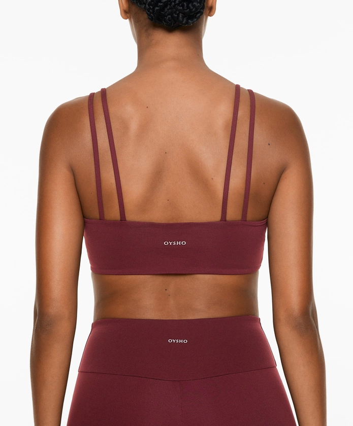 Brassière sport Comfortlux à faible maintien croisé | OYSHO France