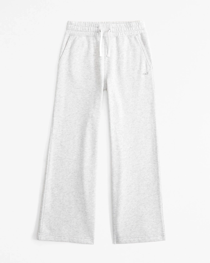 girls essential wide leg sweatpants | girls bottoms | Abercrombie.com