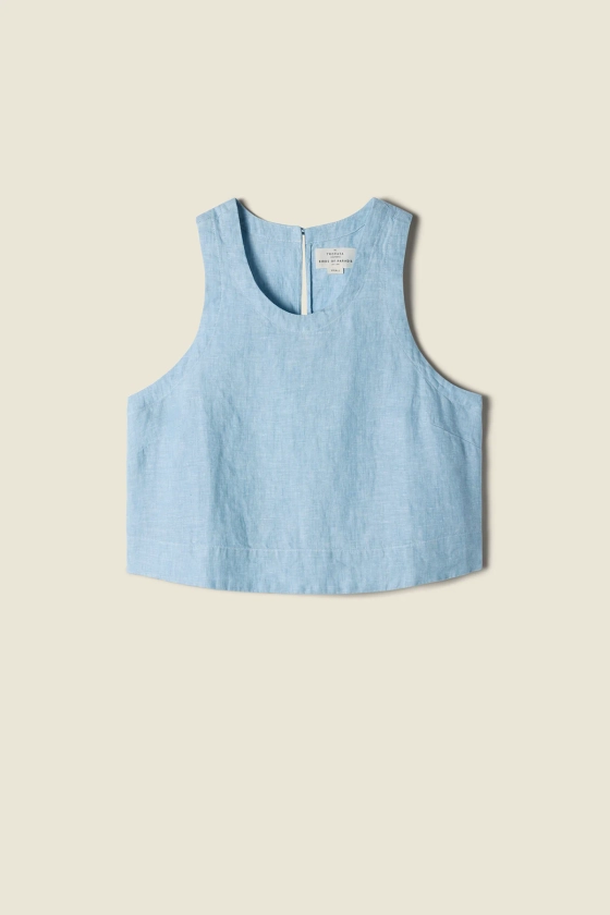 Esther Tank Sky Linen