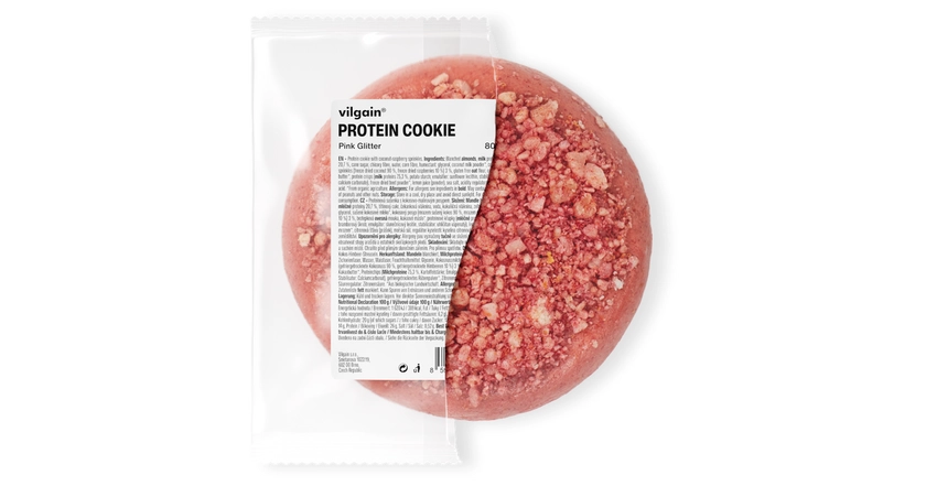 Vilgain Protein Cookie – Pink glitter 80 g