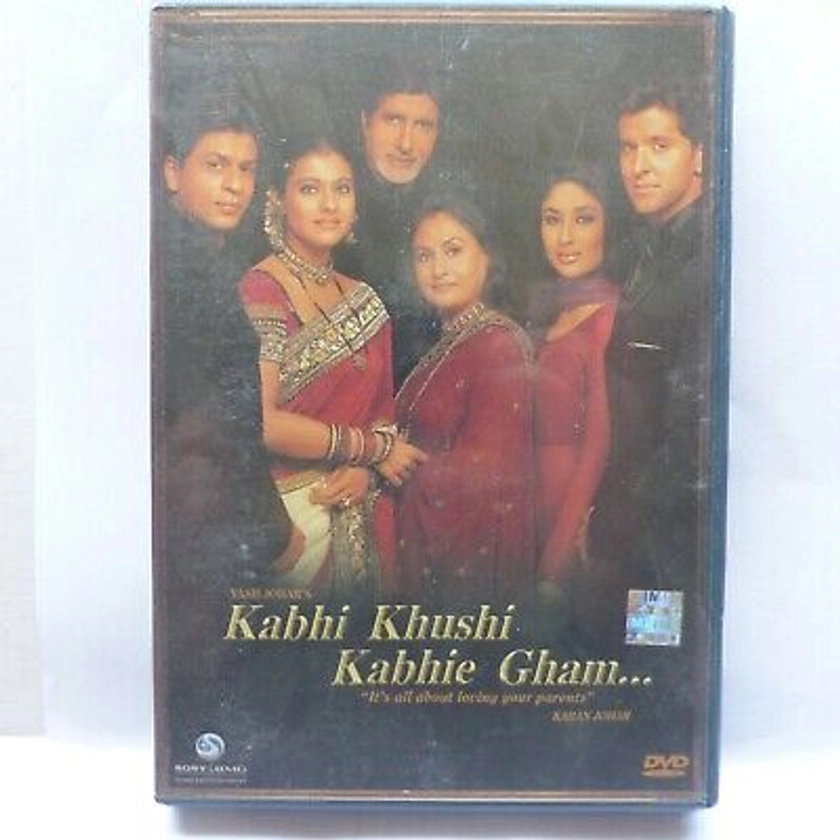 DVD Yash Johar 's Kabhi Khushi Kabhie Gham .. BOLLYWOOD | eBay