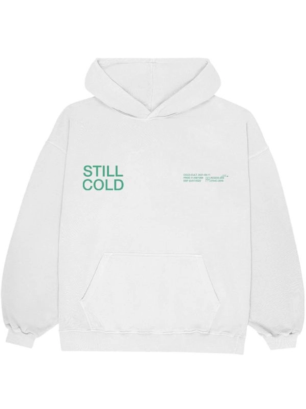 Still Cold White Hoodie | Oversized Fit Hoodie - Cold Culture