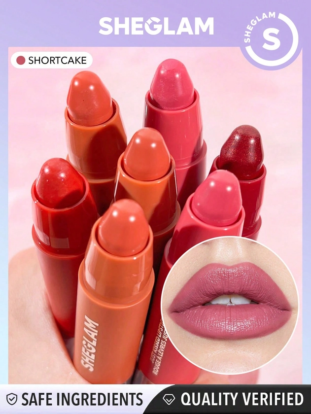 SHEGLAM Rouge à lèvres Just Kissed Crayon-Shortcake