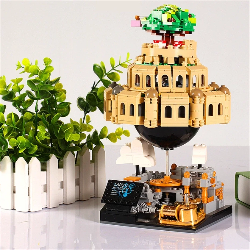 XINGBAO-décennie s de Construction Château dans le Ciel Laputa, Boîte à Musique, Modèle MOC, Ensemble de Briques, Jouets pour Enfants, Cadeaux - AliExpress 26