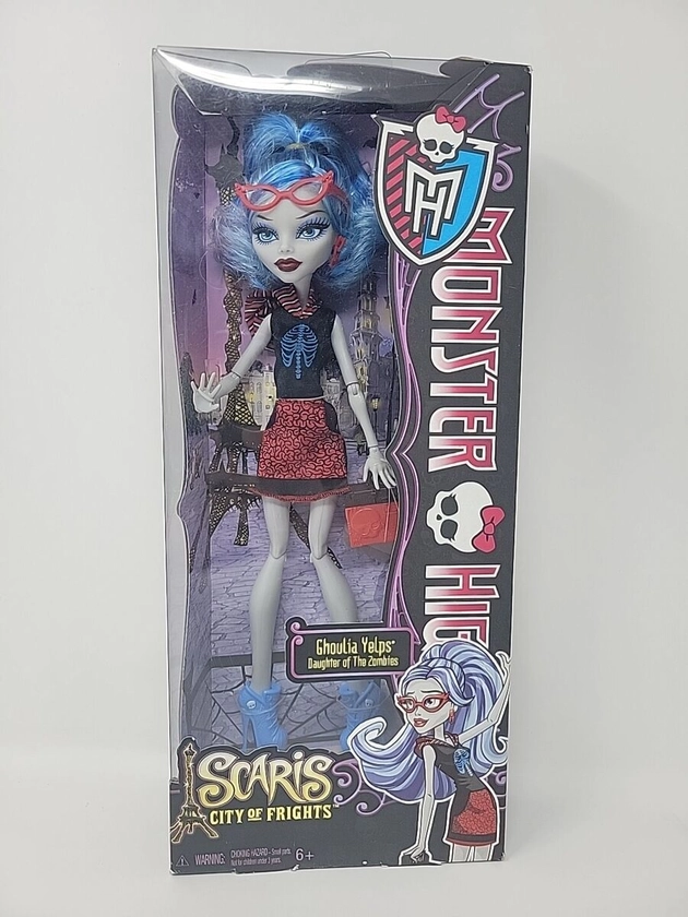 Monster High Doll Ghoulia Yelps Scaris City of Frights 2012 NRFB New Rare HTF