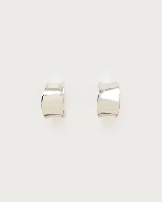 Chunky Flowy Hoop Earrings| En Route Jewelry | En Route Jewelry