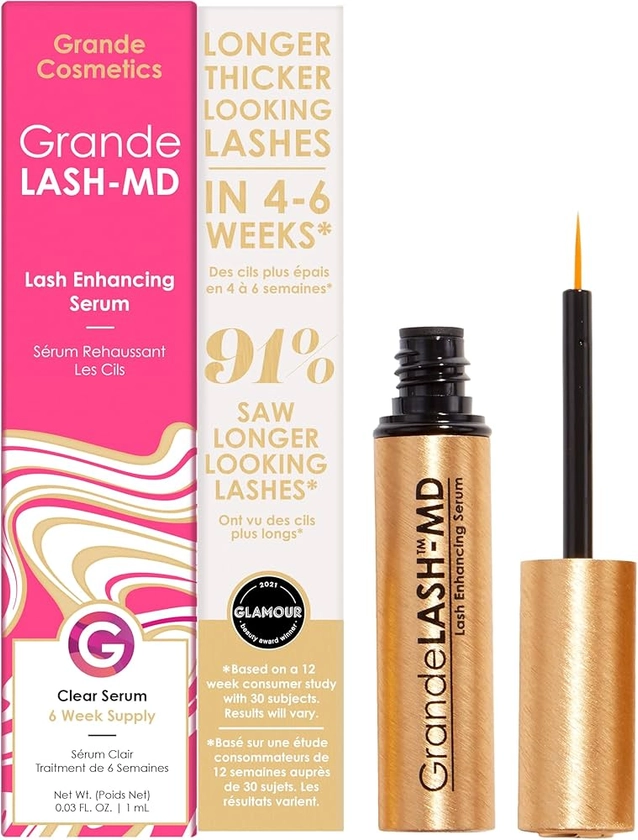 Grande Cosmetics - GrandeLASH-MD Lash Enhancing Serum, 1 ml