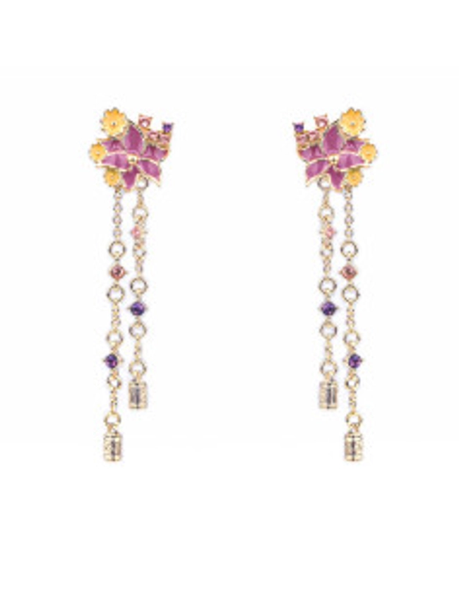 Boucles d&#039;oreilles Raiponce