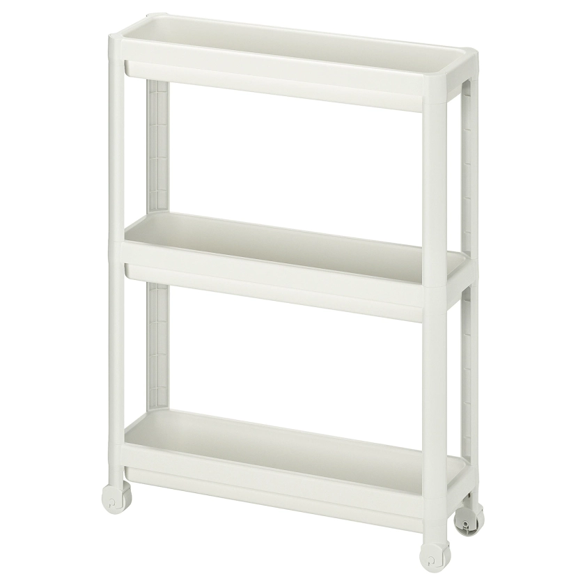 VESKEN Cart, white, 21 1/4x7 1/8x28" - IKEA