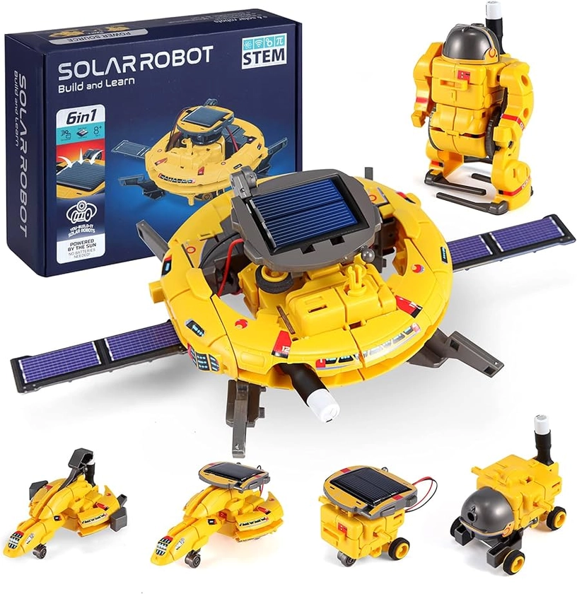 Amazon.com: STEM Projects for Kids Ages 8-12, Science Kits, Solar Space Toys Gifts for 8-14 Year Old Teen Boys Girls, 120Pcs Building Experiments Robots for Teenage Ages 9 10 11 12. : Toys & Games