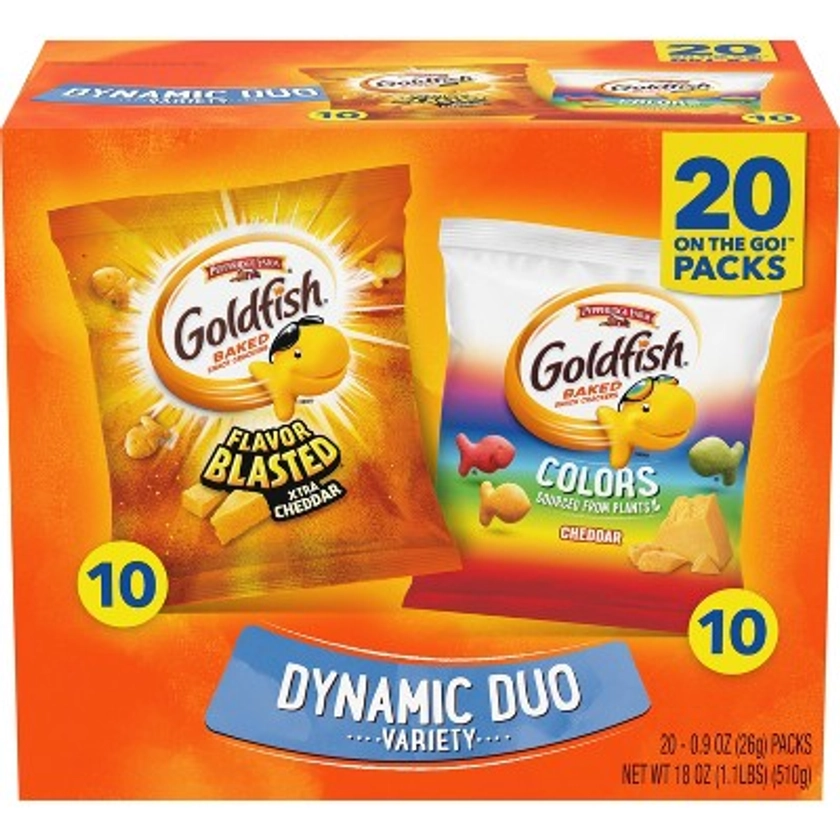 Pepperidge Farm Goldfish Dynamic Duo Variety Packs - 18oz/20ct