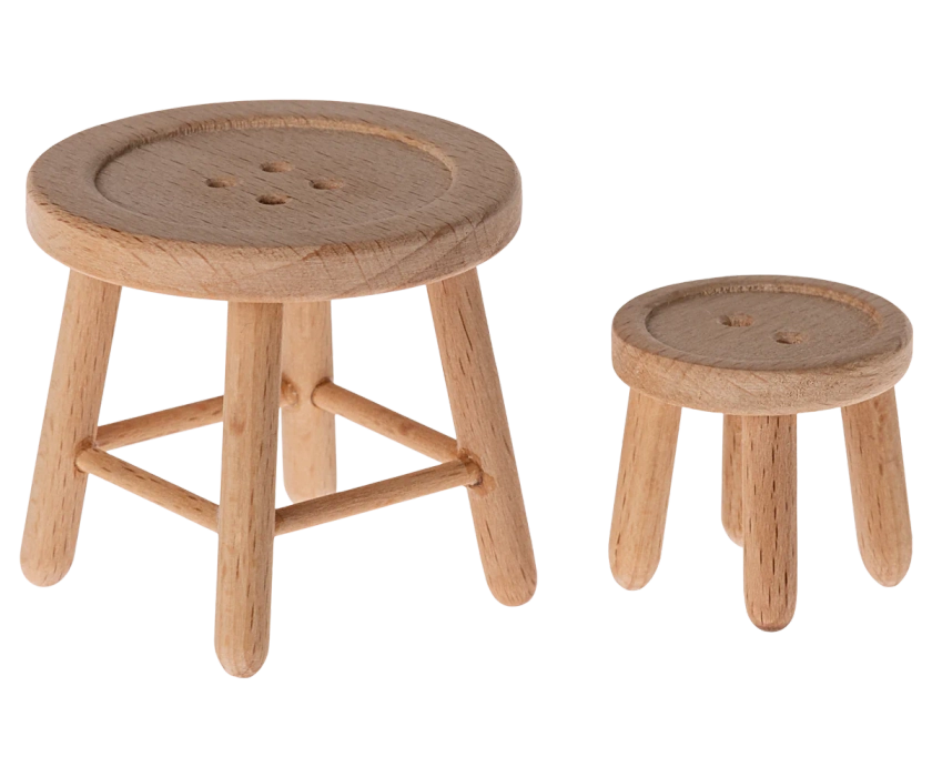 Table and stool set, Mouse