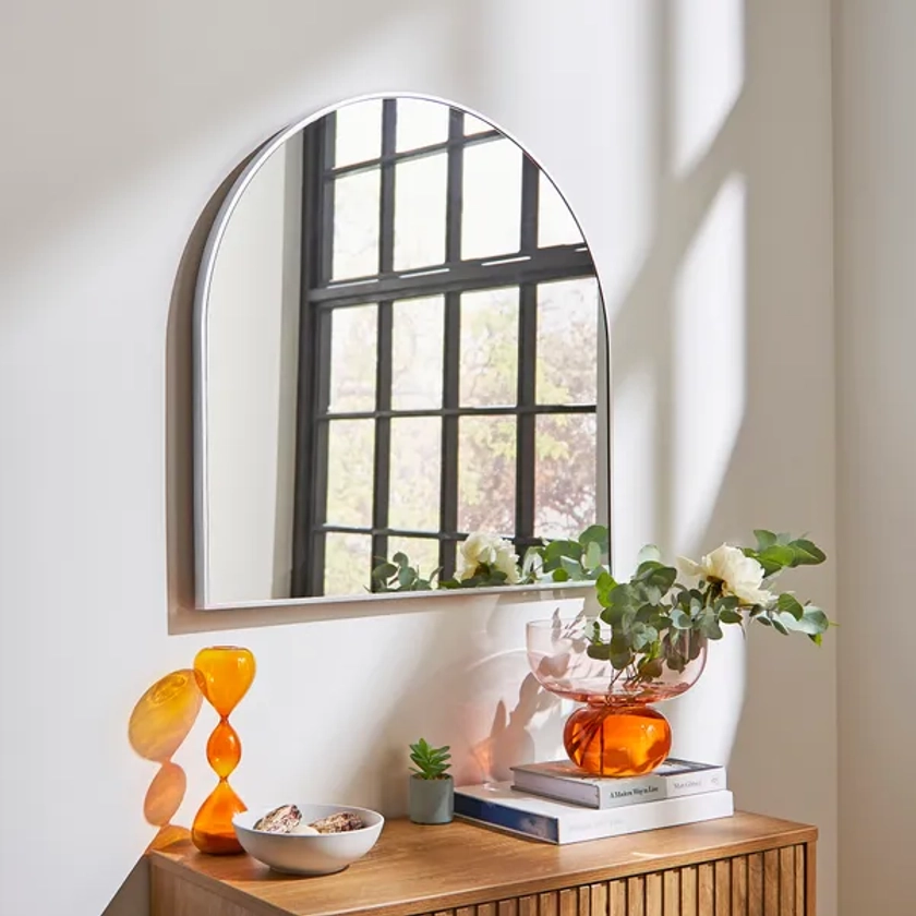 Essentials Arched Overmantel Wall Mirror
