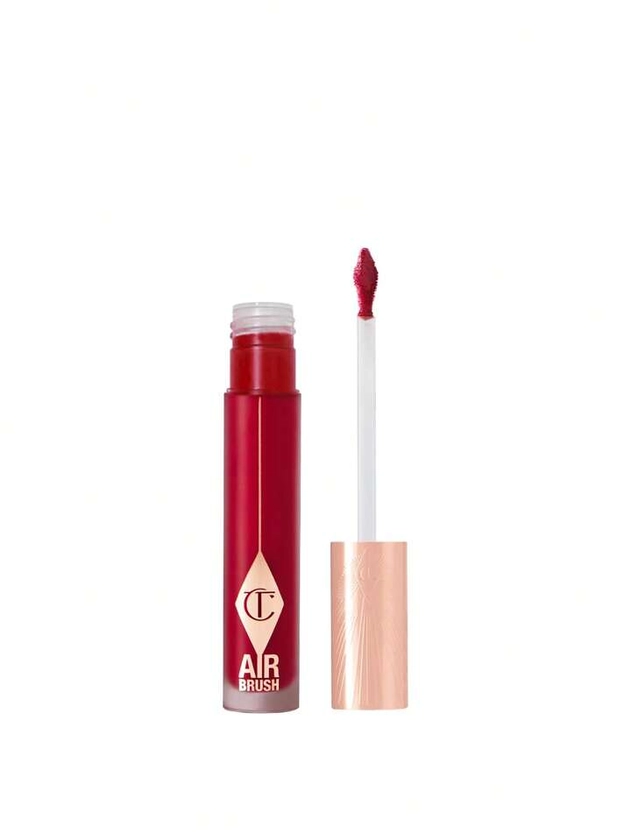 Charlotte Tilbury Pintalabios líquido difuminador sin aire que difumina perfectamente, acabado mate hidratante, 0.22oz/6.8mL