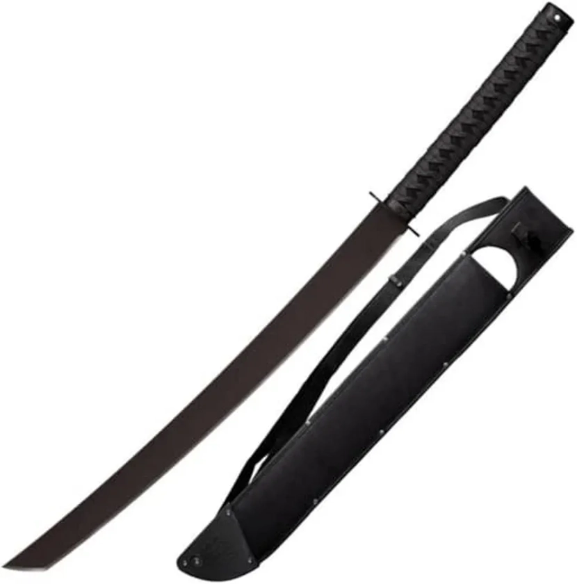 Cold Steel CS-97TKMS: Tactical Katana Machete / 36.25" Overall / 24" Blade / 2.8Mm Thick