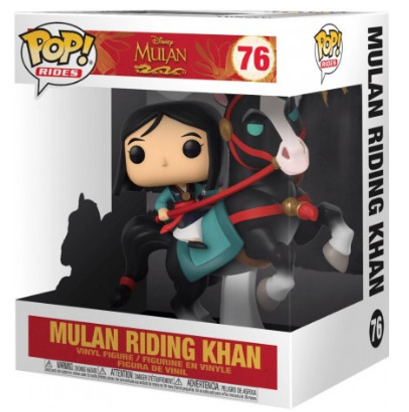 Funko Pop! Rides 76 - Disney Mulan - Mulan Sur Khan