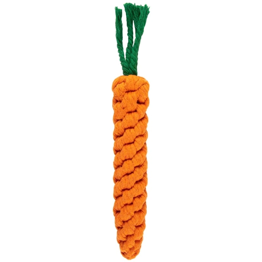 Easter Rope Dog Toy - Carrot