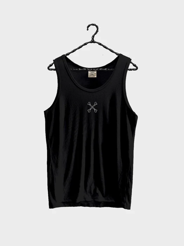 Bones Club Tank - Vintage Black