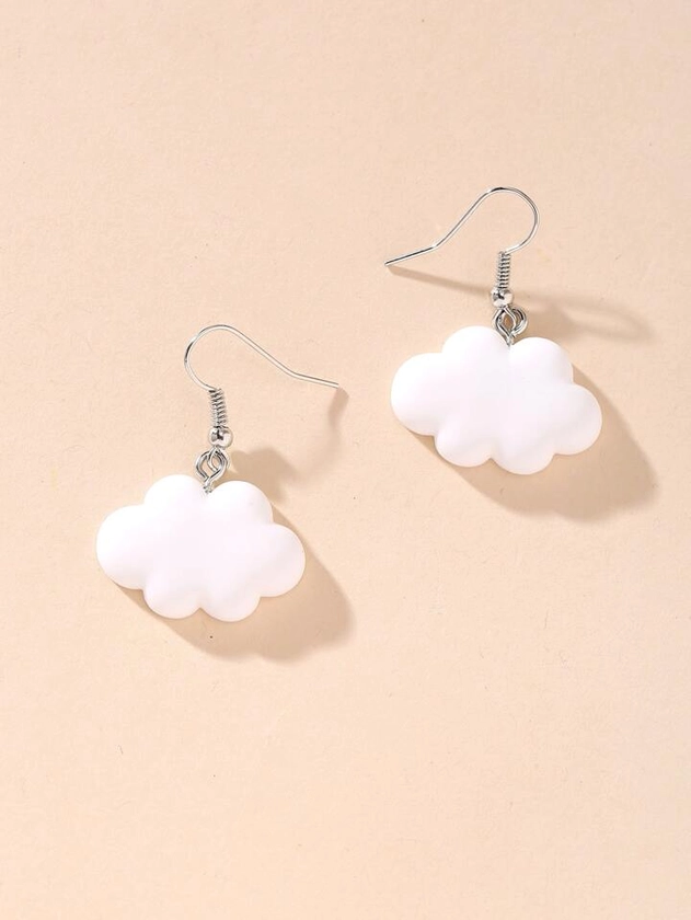 Cloud Decor Drop Earrings | SHEIN USA