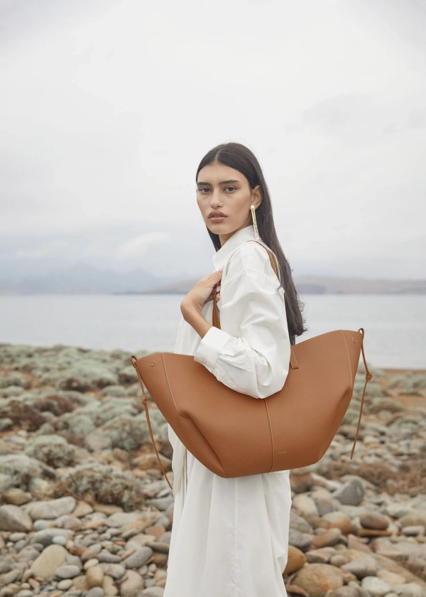 Polène | Sac - Cyme - Camel Grainé