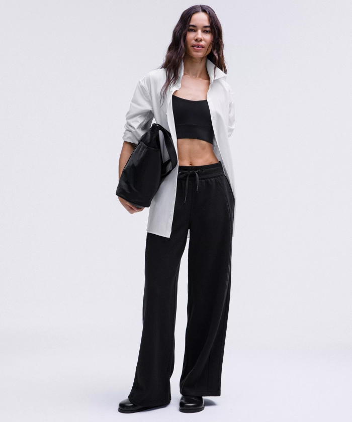 Scuba Mid-Rise Wide-Leg Pant *Regular