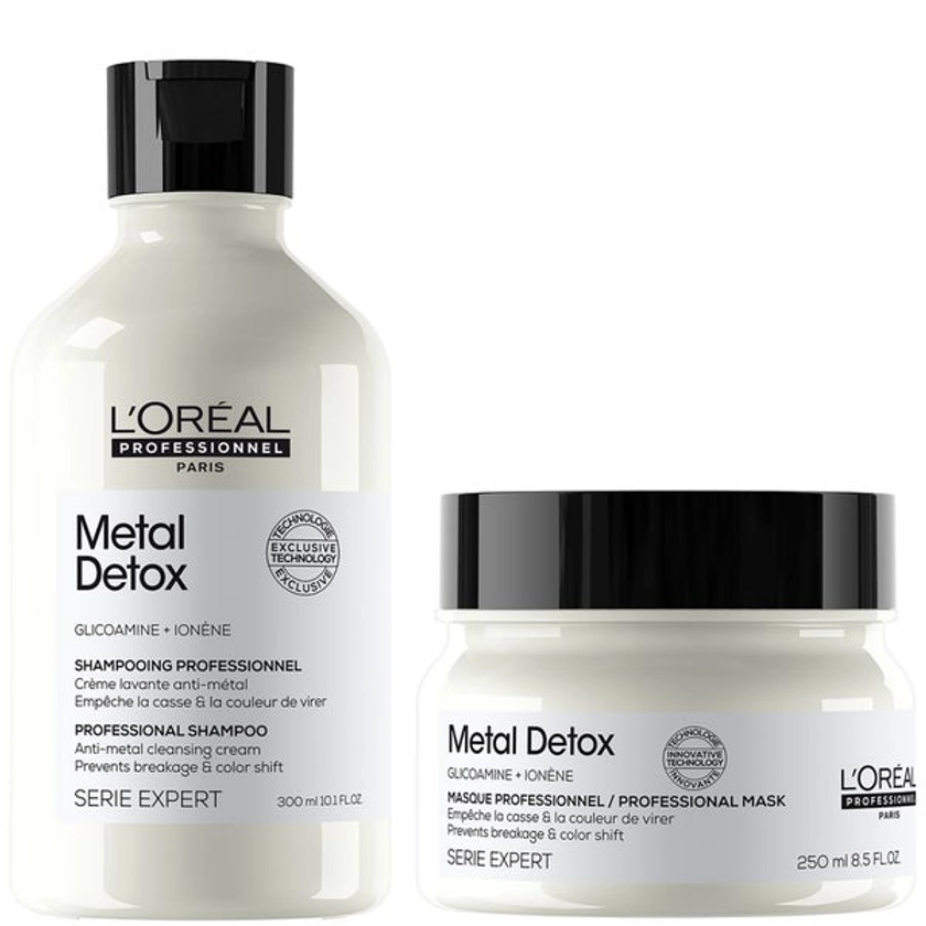 L'Oréal Professionnel Metal Detox Sulphate Free Shampoo 300ml & Hair Mask 250ml