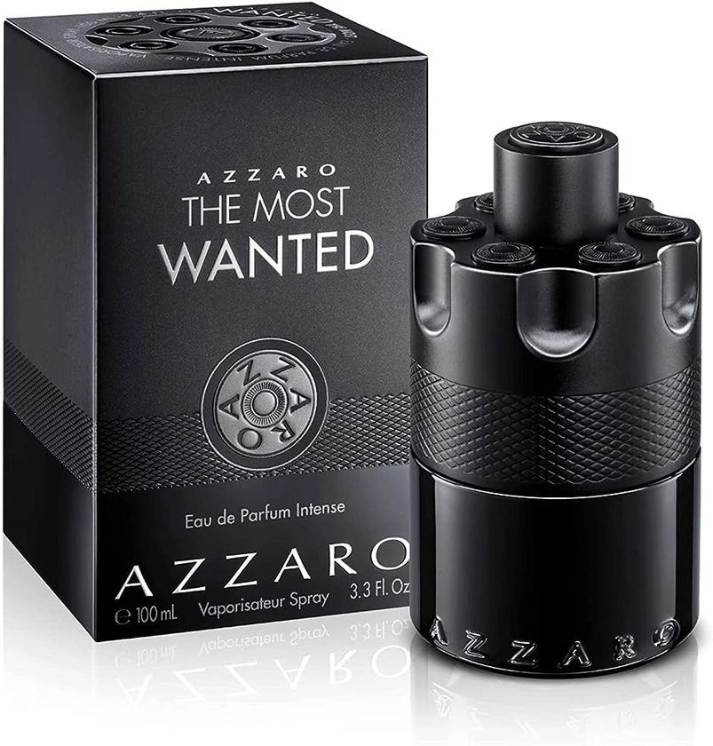 Azzaro The Most Wanted Eau de Parfum Intense - Woody & Seductive Mens Cologne - Fougère, Ambery & Spicy Fragrance for Date Night - Lasting Wear - Luxury Perfumes for Men