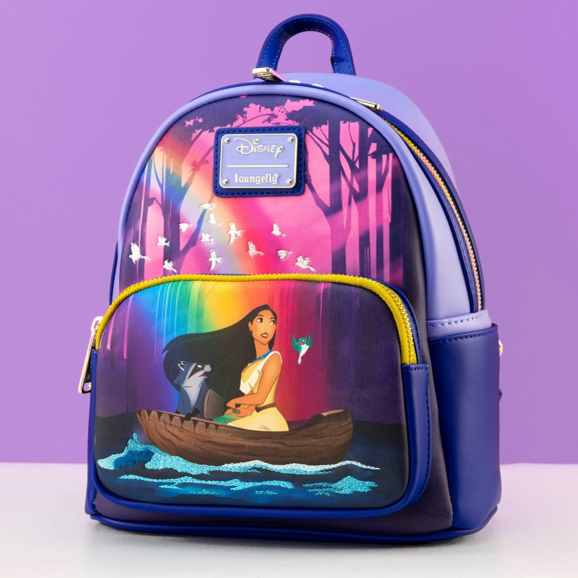 Loungefly x Disney Pocahontas Just Around The River Bend Mini Backpack