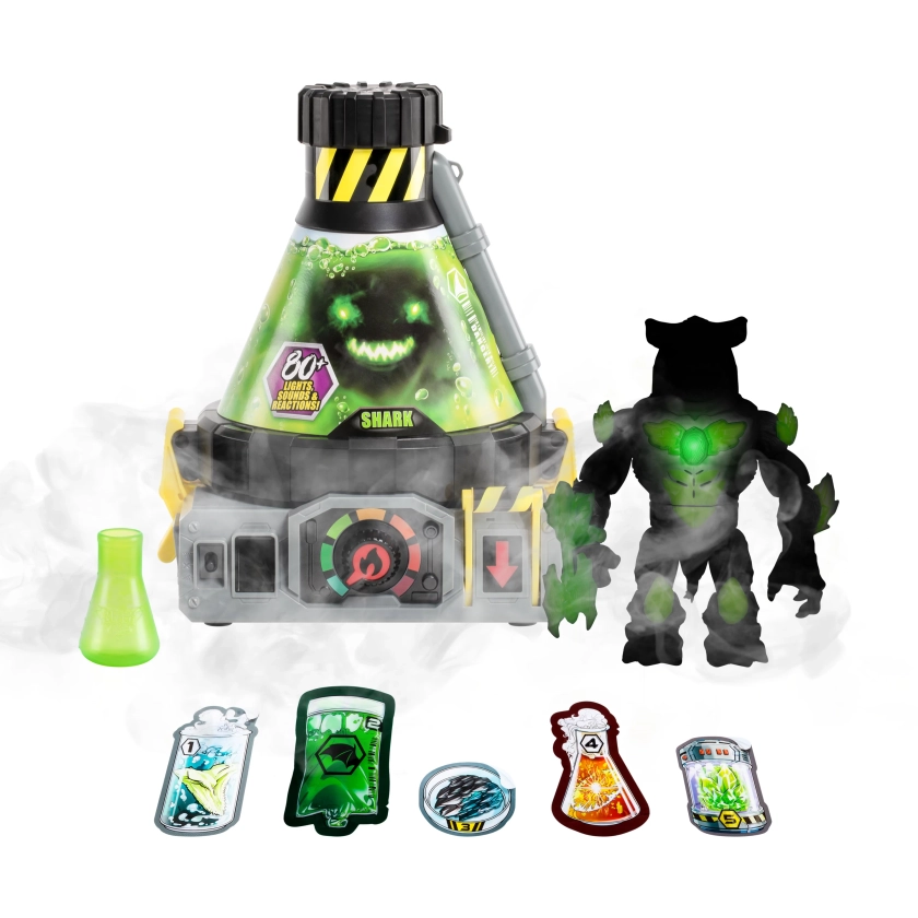 Beast Lab Shark Beast Creator Real Bio Mist and 80+ Lights, Sounds and Reactions, Ages 5+