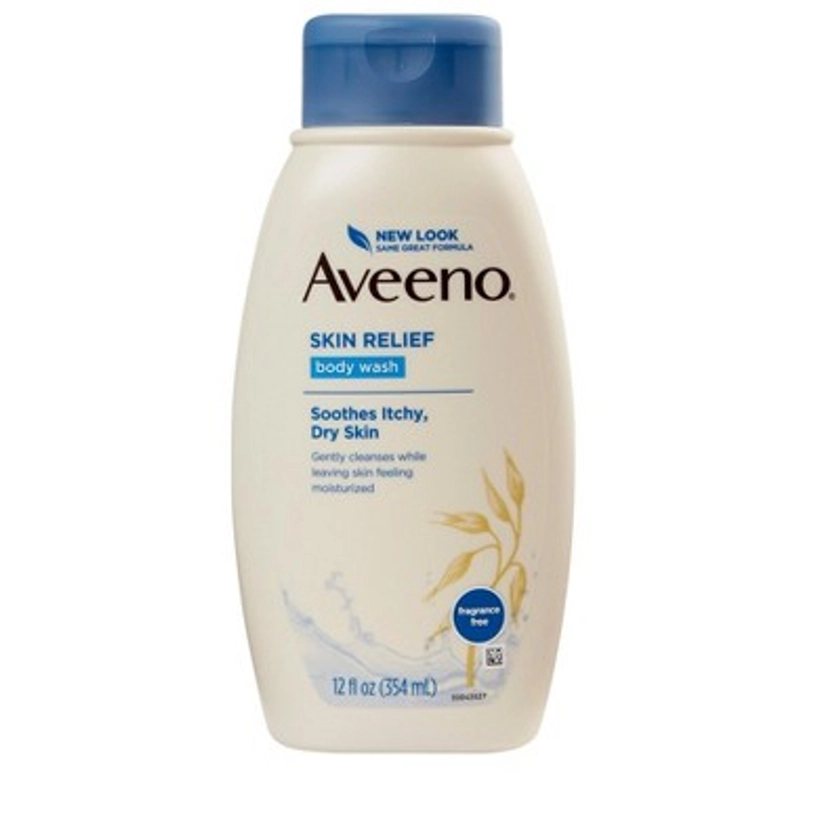 Aveeno Skin Relief Liquid Body Wash - Unscented - 12 oz., 1 Count