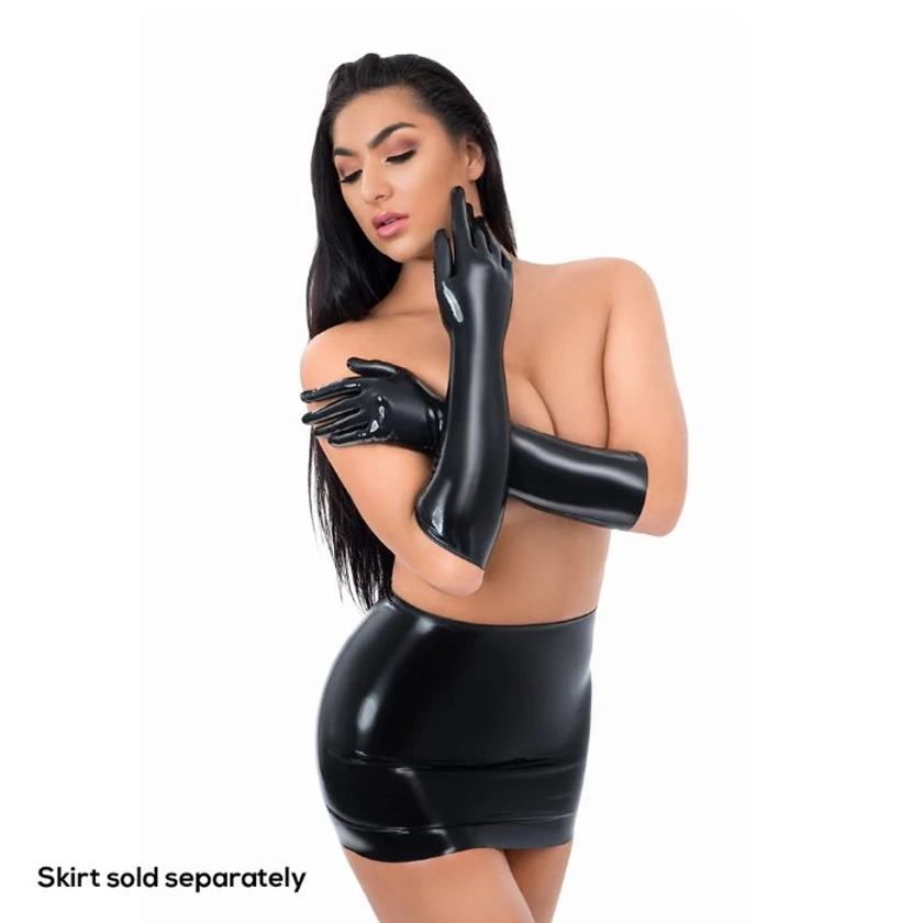 Me You Us Latex Fetish Wear Full Length Gloves