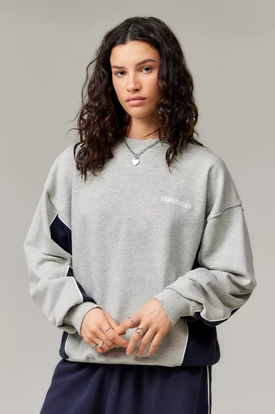 iets frans... Grey Piped Sweatshirt