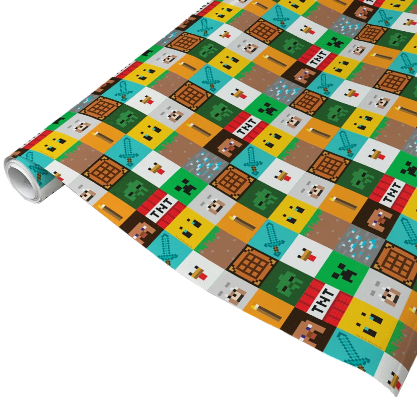 Minecraft Character Checker Gift Wrap