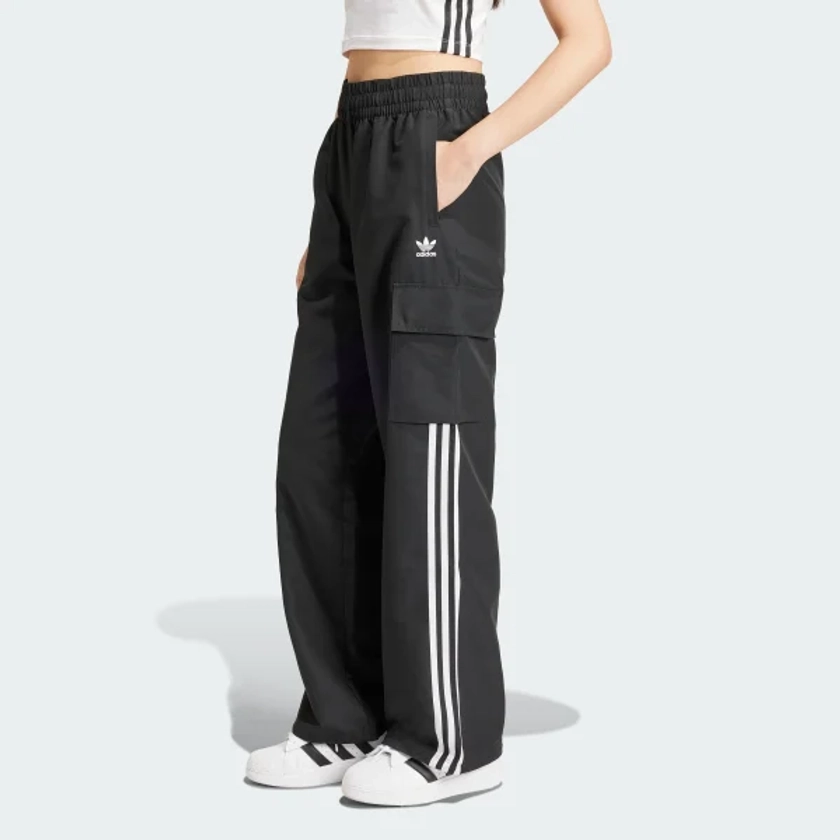 adidas Adicolor 3-Stripes Cargo Pants - Black | Free Shipping with adiClub | adidas US